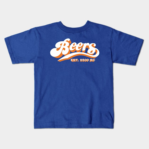 Where everyone drinks your name - Orange Kids T-Shirt by Kevinokev